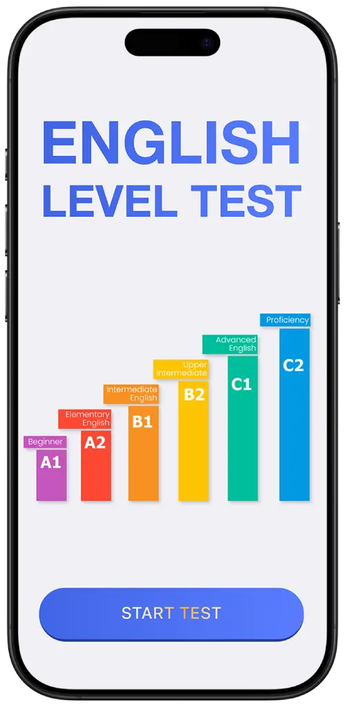 App screen: CEFR levels